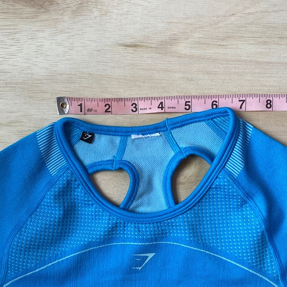 Gymshark Vibrant Blue Crop Top - Picture 13 of 15